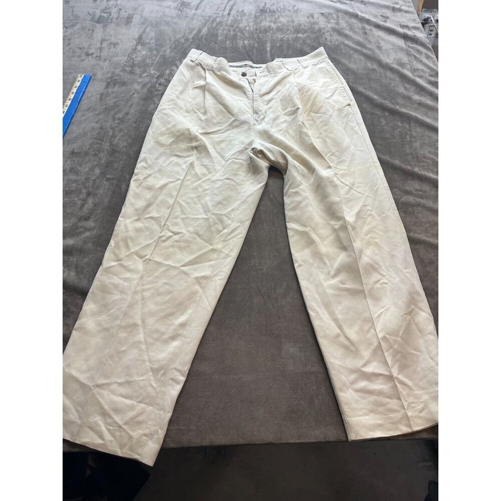 Tommy Bahama casual silk pants 34x28‎ khaki